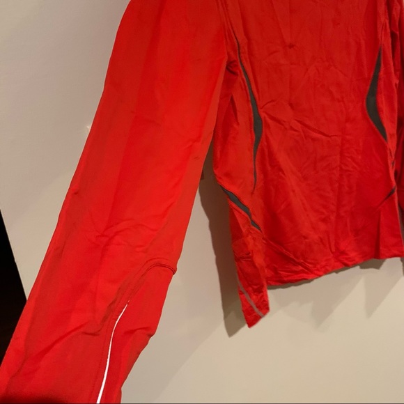 Lululemon Athletica Vent Mens Medium M Red Shirt Long Sleeve Athletic Gym - Picture 10 of 10